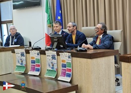 Un momento della conferenza stampa