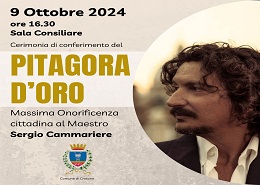 Pitagora d'Oro a Sergio Cammariere