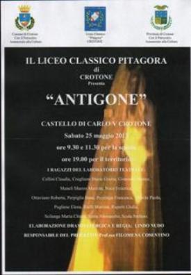 Antigone al Castello Carlo V