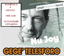 Gegè Telesforo a Crotone